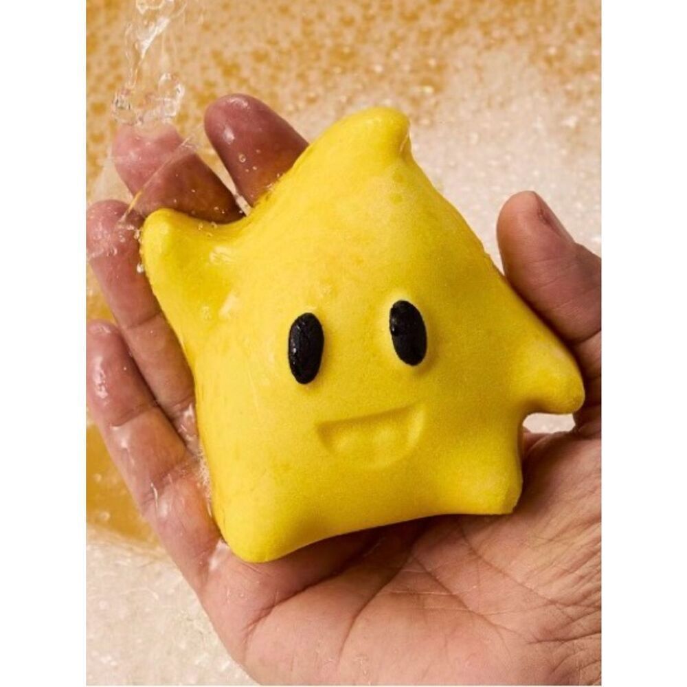Lush x Mario Galaxy Yellow Luma Bubble Bar 6.7 Oz Limited Edition BRAND NEW